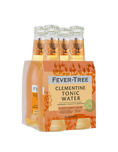 Afbeeldingen van FEVER TREE CLEMENTINE & CINNAMON TONIC 4X20CL