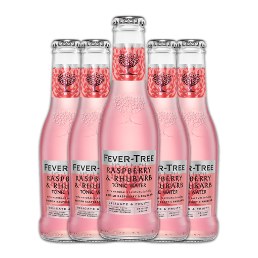 Afbeeldingen van FEVER TREE RASPBERRY RHUBARB 24X20CL