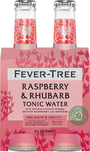 Afbeeldingen van FEVER TREE RASPBERRY RHUBARB 4X20CL