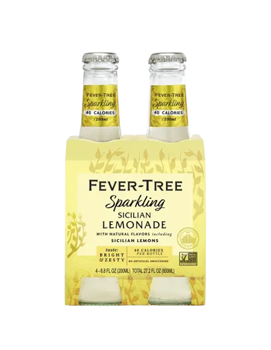 Afbeeldingen van FEVER TREE SICILIAN LEMONADE 4X20CL