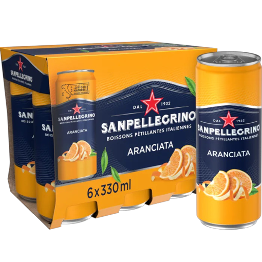 Afbeeldingen van SAN PELLEGRINO ARANCIATA 6X33CL
