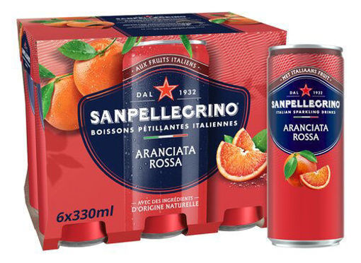 Afbeeldingen van SAN PELLEGRINO ARANCIATA ROSSA 24X33CL