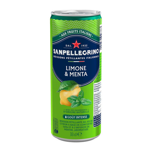 Afbeeldingen van SAN PELLEGRINO LIMONE & MENTA 24X33CL