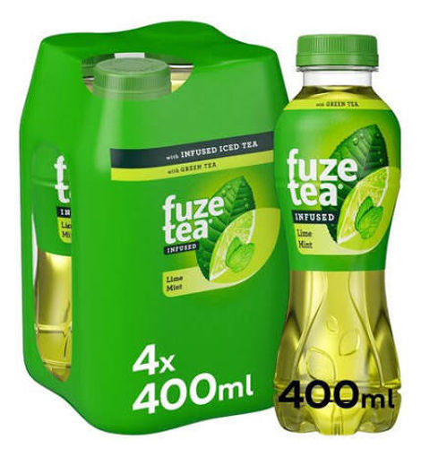Afbeeldingen van FUZE TEA LIME MINT PET 4X40CL