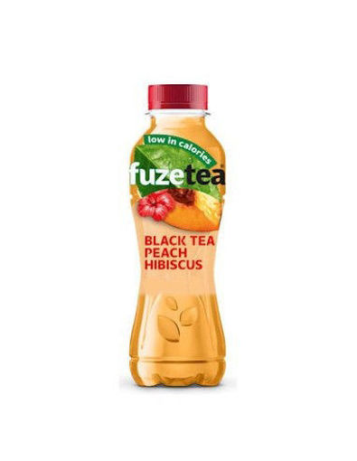 Afbeeldingen van FUZE TEA BLACK TEA PEACH HIBISCUS PET 24X40CL