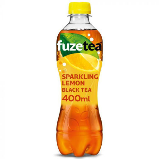 Afbeeldingen van FUZE TEA SPARKLING LEMON BLACK TEA PET 4X6X40CL