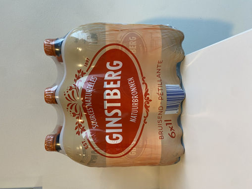 Afbeeldingen van GINSTBERG BRUISEND MINERAALWATER PET 6X1L