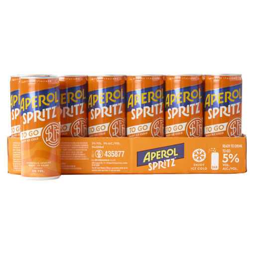 Afbeeldingen van APEROL SPRITZ TO GO 5° 24X25CL