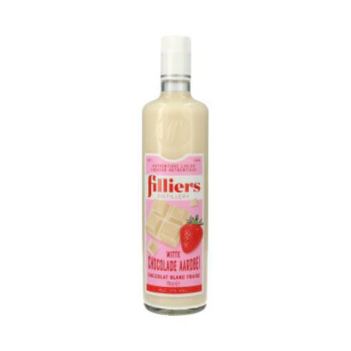 Afbeeldingen van FILLIERS CHOCOLADE WIT & AARDBEI 70CL