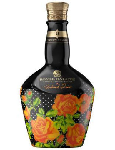 Afbeeldingen van The Royal Salute 21 Year Old Richard Quinn Edition II Orange Roses Discontinued (zonder doos)